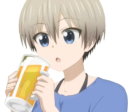 Стикерпак Uzaki-Chan для Telegram
