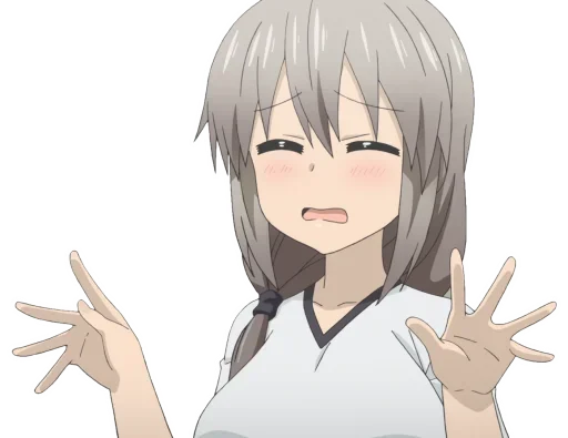 😰 Стикер «Uzaki-Chan» для Telegram