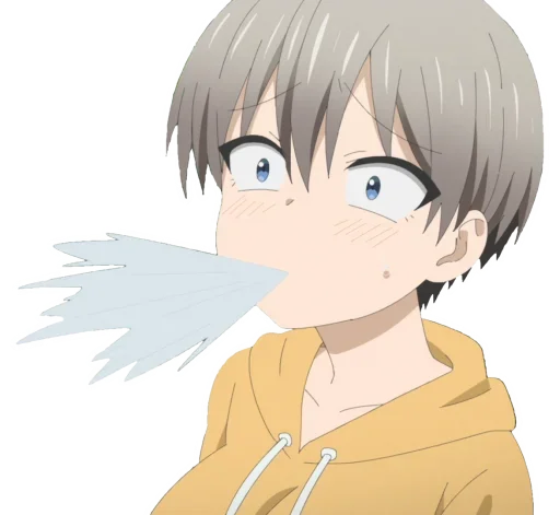😂 Стикер «Uzaki-Chan» для Telegram