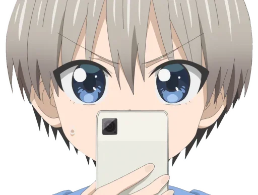 😐 Стикер «Uzaki-Chan» для Telegram