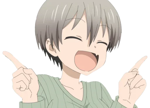 😁 Стикер «Uzaki-Chan» для Telegram