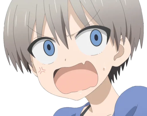 😲 Стикер «Uzaki-Chan» для Telegram