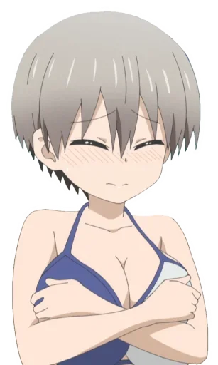 😣 Стикер «Uzaki-Chan» для Telegram