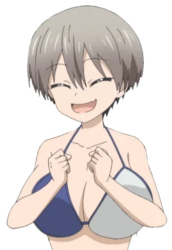 😆 Стикер «Uzaki-Chan» для Telegram