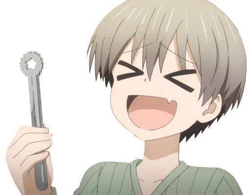 😁 Стикер «Uzaki-Chan» для Telegram