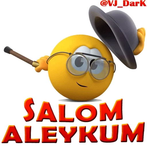 🤗 Стикер «3D UZBEK SMILES» для Telegram