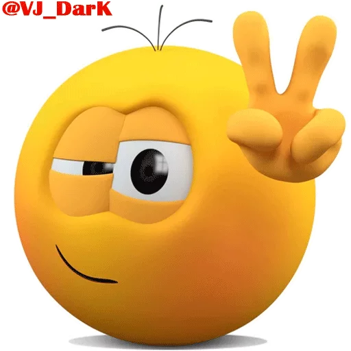 ✌ Стикер «3D UZBEK SMILES» для Telegram