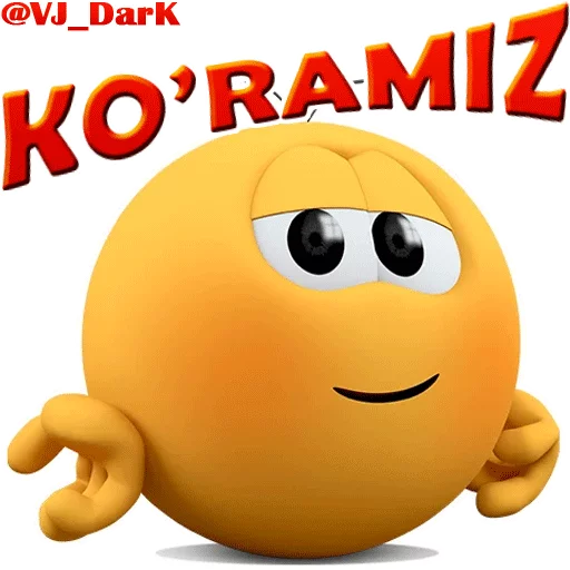 😏 Стикер «3D UZBEK SMILES» для Telegram
