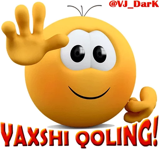 👋 Стикер «3D UZBEK SMILES» для Telegram