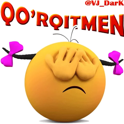 😟 Стикер «3D UZBEK SMILES» для Telegram