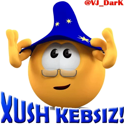 😌 Стикер «3D UZBEK SMILES» для Telegram