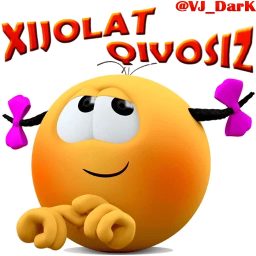☺️ Стикер «3D UZBEK SMILES» для Telegram