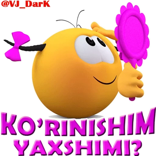😄 Стикер «3D UZBEK SMILES» для Telegram