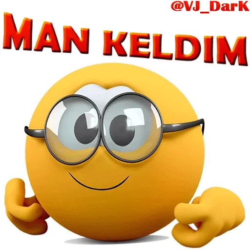 😊 Стикер «3D UZBEK SMILES» для Telegram