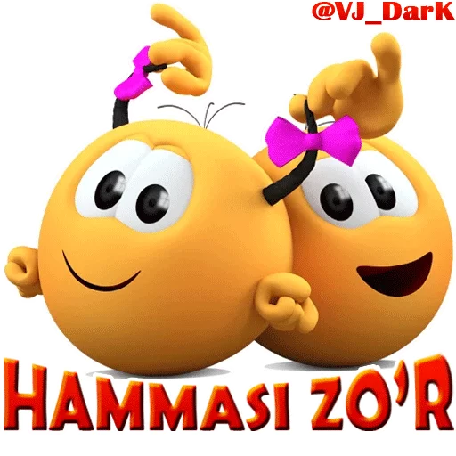 😄 Стикер «3D UZBEK SMILES» для Telegram