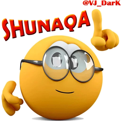 ☝ Стикер «3D UZBEK SMILES» для Telegram