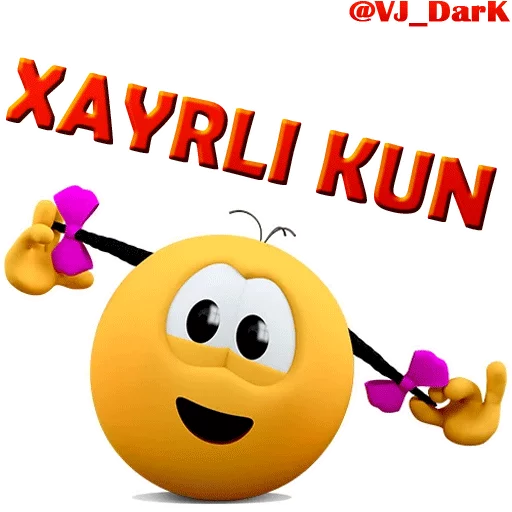 😀 Стикер «3D UZBEK SMILES» для Telegram