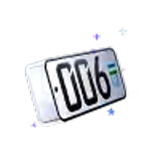 😎 Эмодзи «Uzbekistan Car Numbers» для Telegram