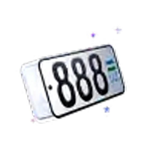 😎 Эмодзи «Uzbekistan Car Numbers» для Telegram