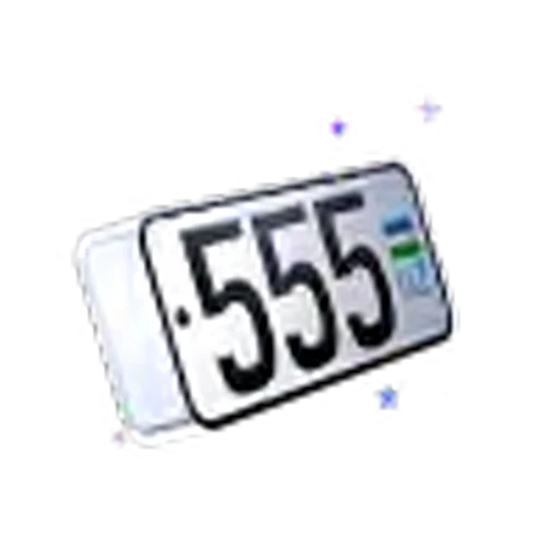 😎 Эмодзи «Uzbekistan Car Numbers» для Telegram