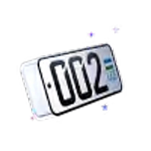 😎 Эмодзи «Uzbekistan Car Numbers» для Telegram