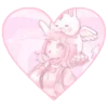 Стикер 18 Pink #color #pink #cute #girl #status