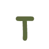 🔤 Эмодзи «Зелёные буквы и иконки на тематику бани» для Telegram
