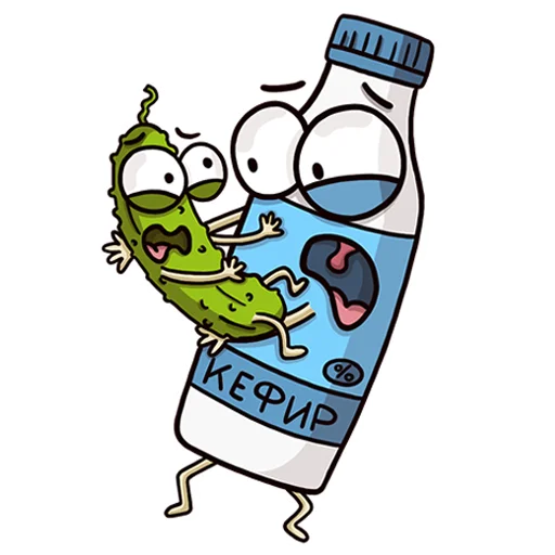 😱 Стикер «В холодильнике» для Telegram