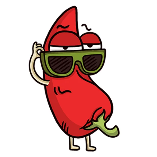 😎 Стикер «В холодильнике» для Telegram