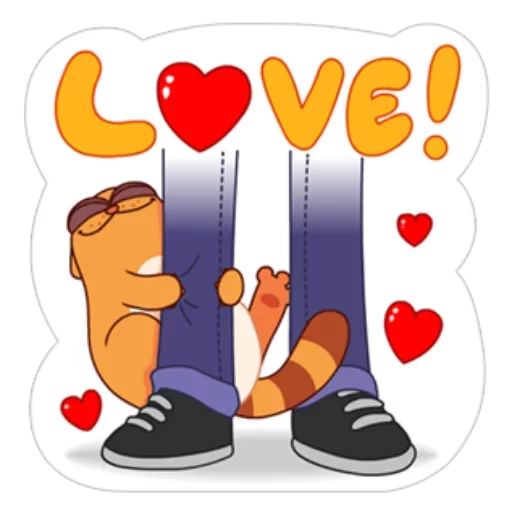 ❤️ Стикер «V Love» для Telegram