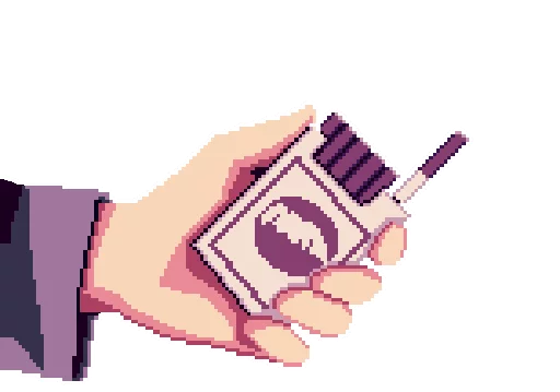 🚬 Стикер «Va-11 Hall-a» для Telegram