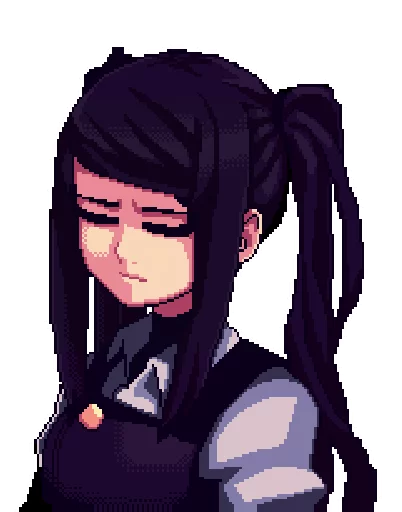 😖 Стикер «Va-11 Hall-a» для Telegram