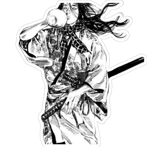 🫥 Стикер «Vagabond» для Telegram
