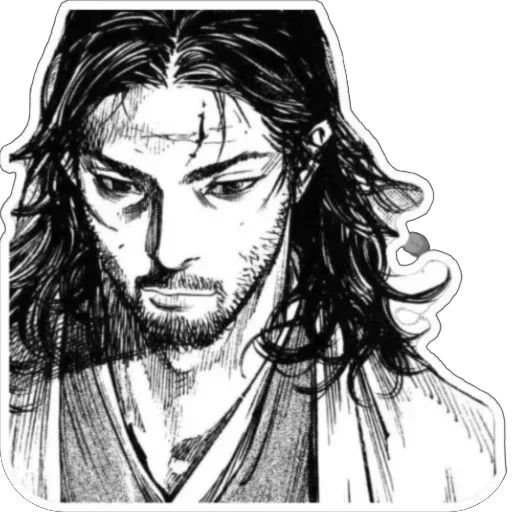 😡 Стикер «Vagabond» для Telegram