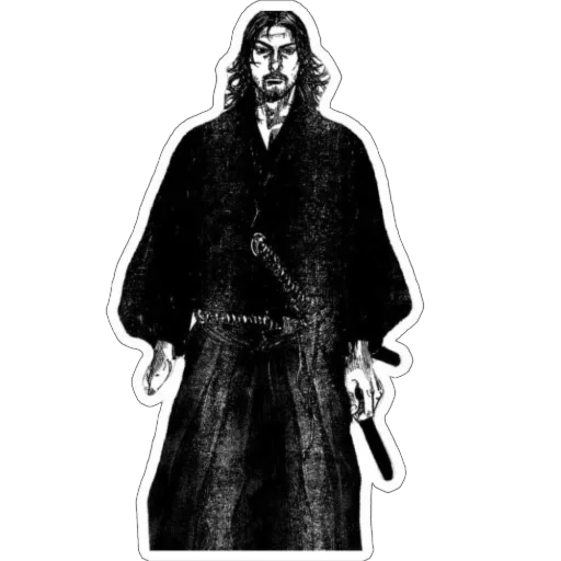 😶 Стикер «Vagabond» для Telegram