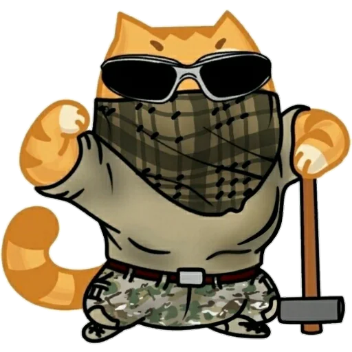 💪 Стикер «Джамбо и друзья из ЧВК» для Telegram