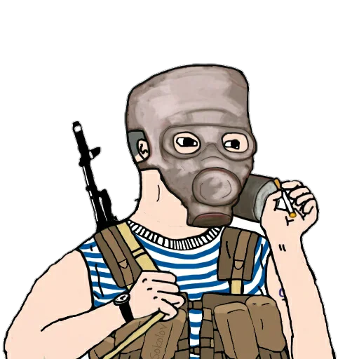 🚬 Стикер «Джамбо и друзья из ЧВК» для Telegram