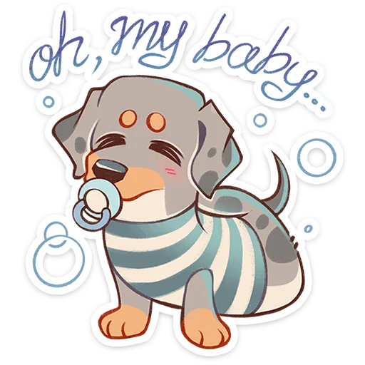 👶 Стикер «Валик» для Telegram