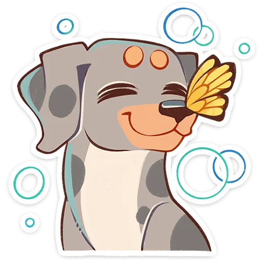 🦋 Стикер «Валик» для Telegram