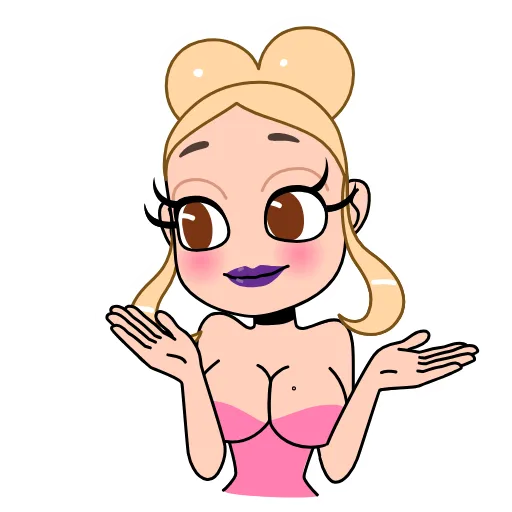 🤷‍♀️ Стикер «Valentina» для Telegram