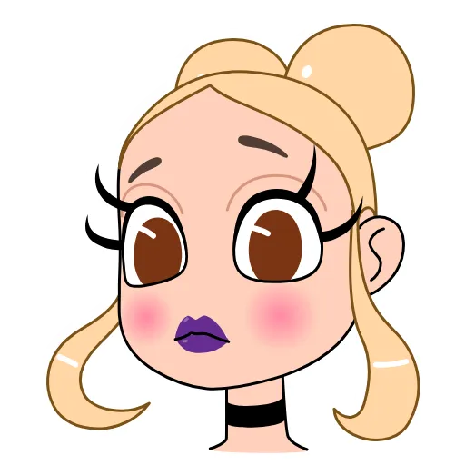 😨 Стикер «Valentina» для Telegram