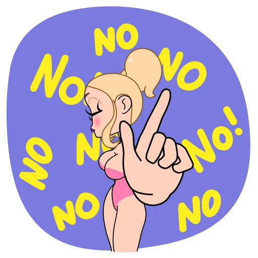 👎 Стикер «Valentina» для Telegram