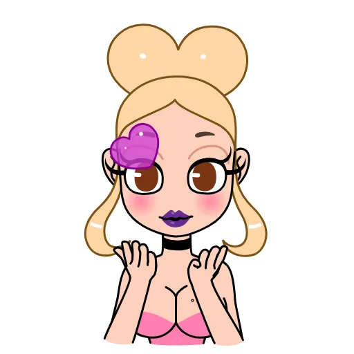 😘 Стикер «Valentina» для Telegram