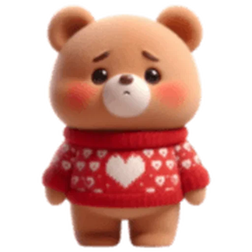 ❤️ Стикер «Valentine Bear» для Telegram