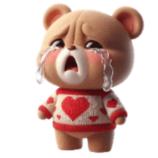 ❤️ Стикер «Valentine Bear» для Telegram