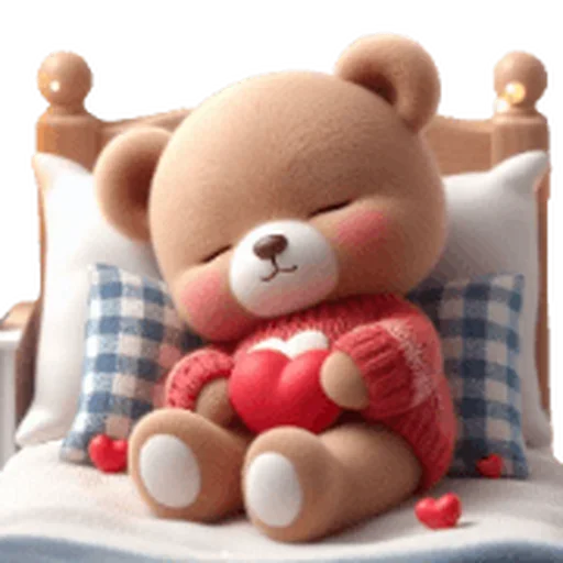 ❤️ Стикер «Valentine Bear» для Telegram