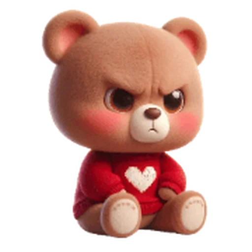 ❤️ Стикер «Valentine Bear» для Telegram