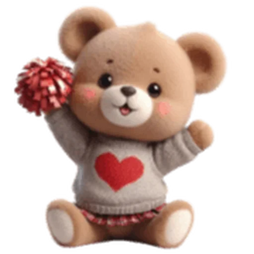 ❤️ Стикер «Valentine Bear» для Telegram