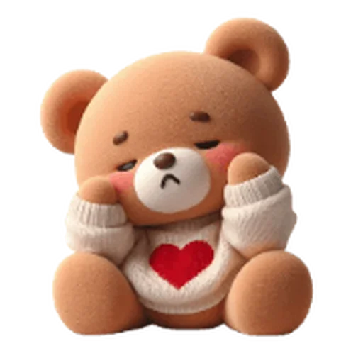 ❤️ Стикер «Valentine Bear» для Telegram