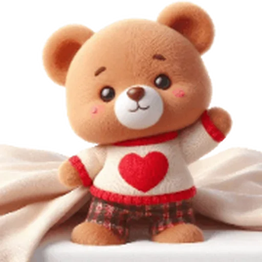 ❤️ Стикер «Valentine Bear» для Telegram